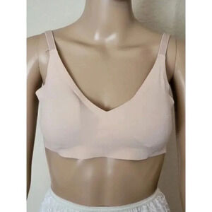 Victoria’s Secret Pink Padded Wire-free beige Bralette size S
